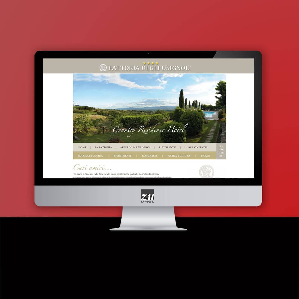 Realizzazione sito internet Fattoria degli Usignoli