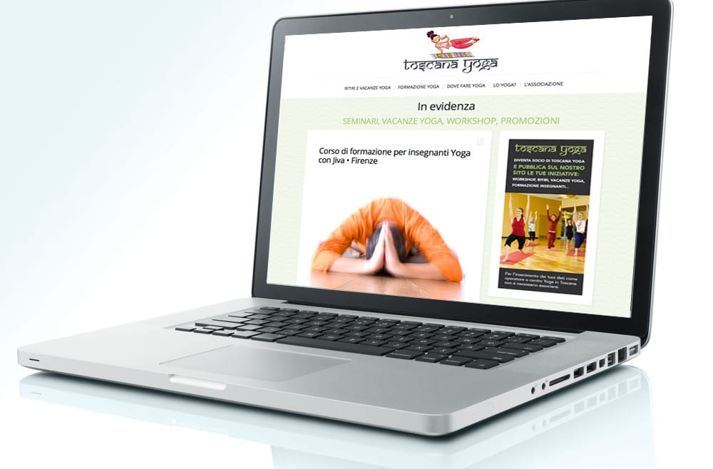 Realizzazione portale Toscana Yoga