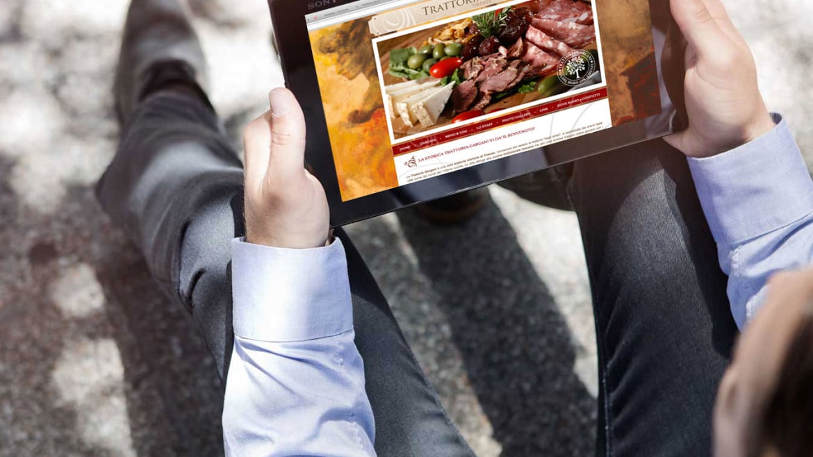 Realizzazione sito web Trattoria Gargani