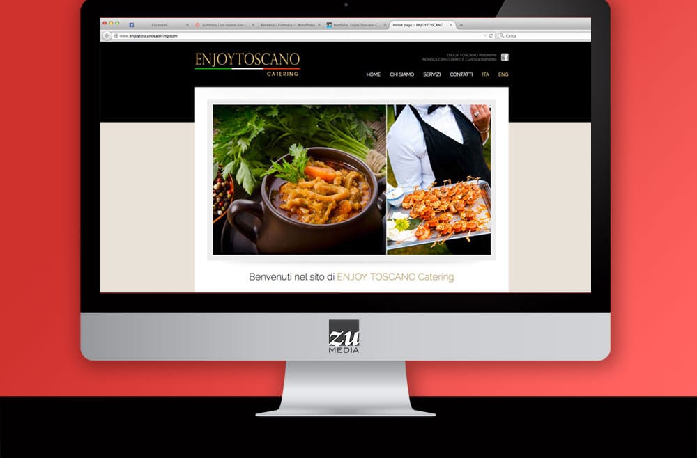 Realizzazione sito web ENJOY TOSCANA CATERING Castelfranco di Sopra