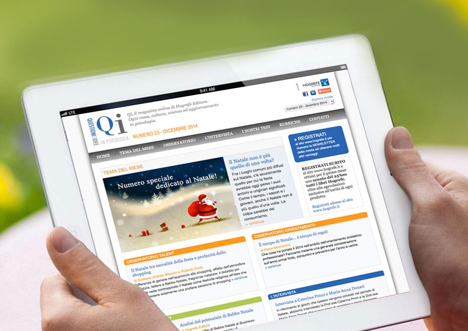 Realizzazione sito web QI • HOGREFE EDITORE