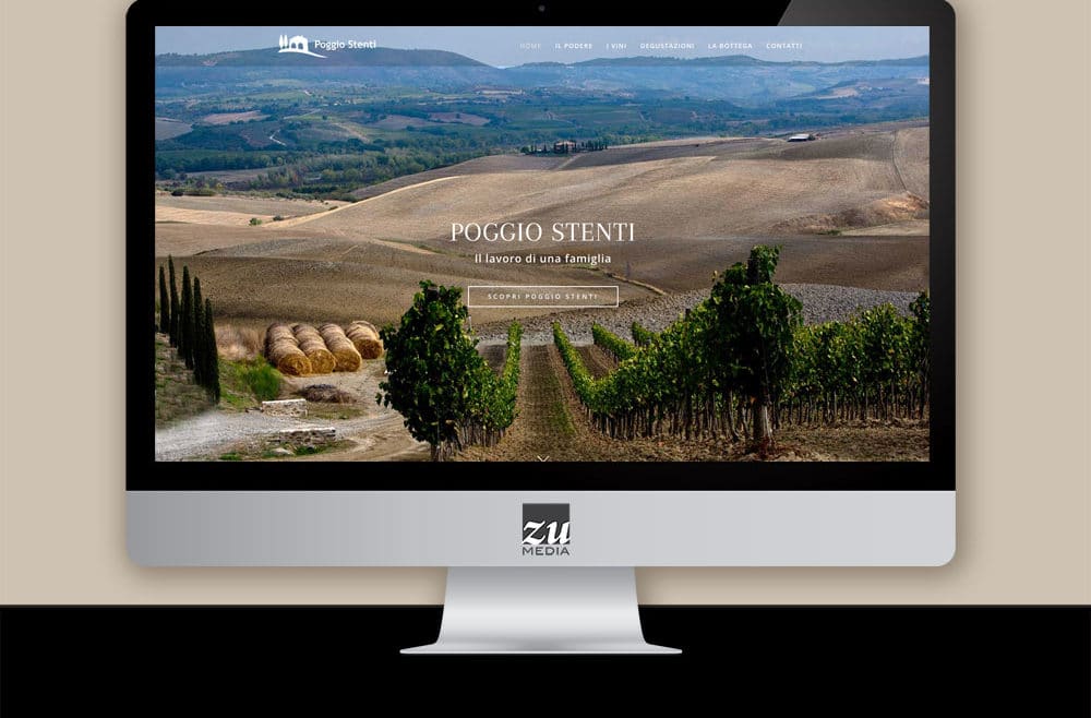 Restyling sito web azienda vinicola firenze