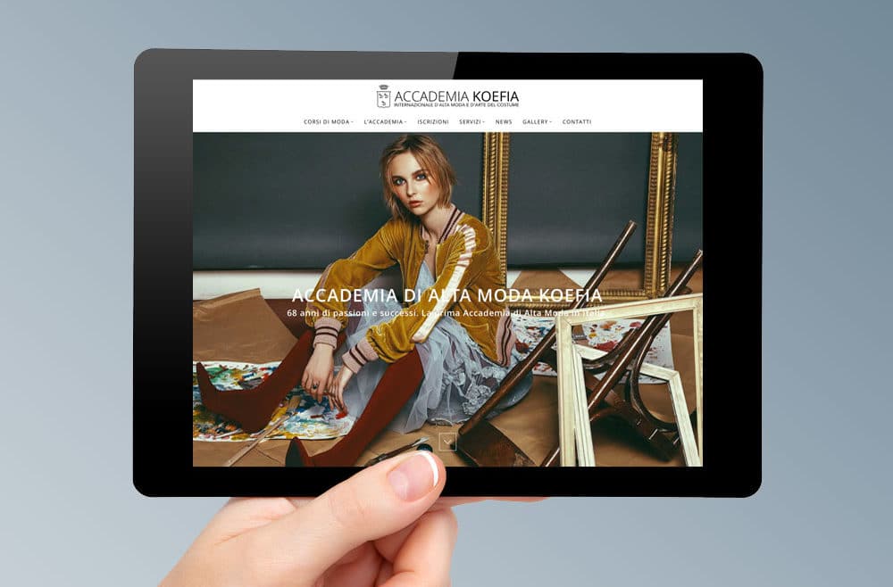 Realizzazione sito web scuola di moda firenze