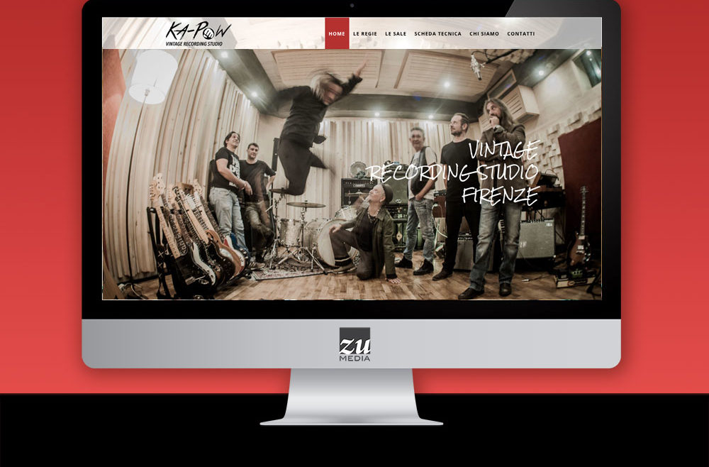 Realizzazione sito web studio di registrazione firenze
