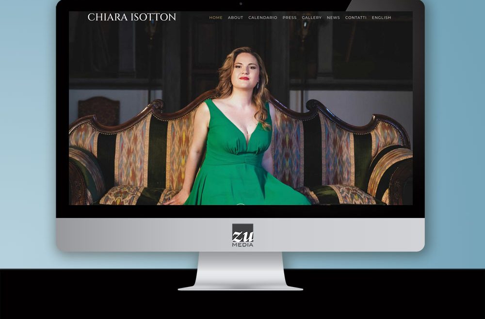 Realizzazione sito web Chiara Isotton